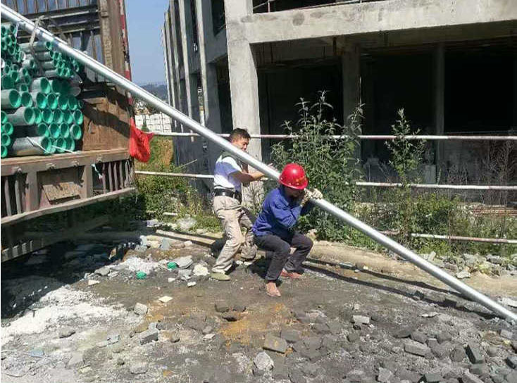 襯塑復合管道安裝